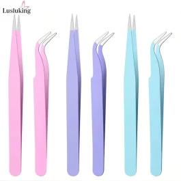סט פינצטות לאמנות ציפורניים LUSLUKING