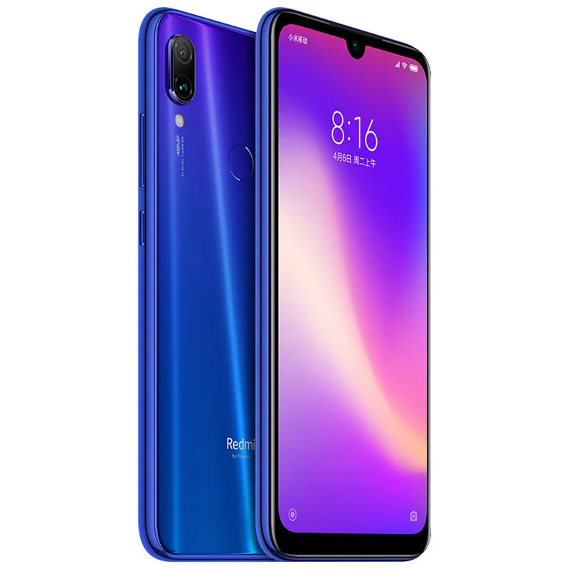 סמארטפון Xiaomi Redmi Note 7 PRO בצבע שחור