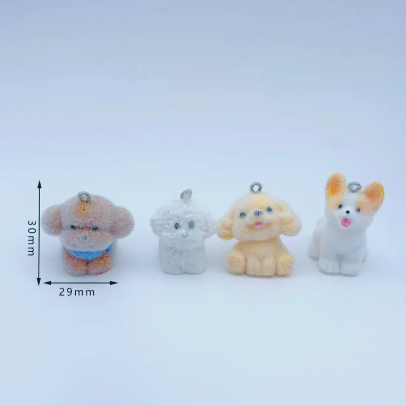10 יחידות מחזיקי מפתחות כלב חמודים