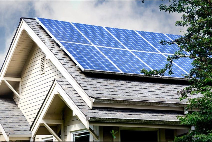 Roscoe solar panel installations
