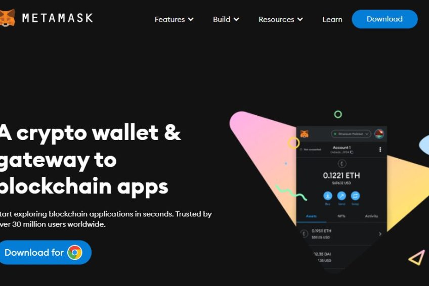 metamask black banner