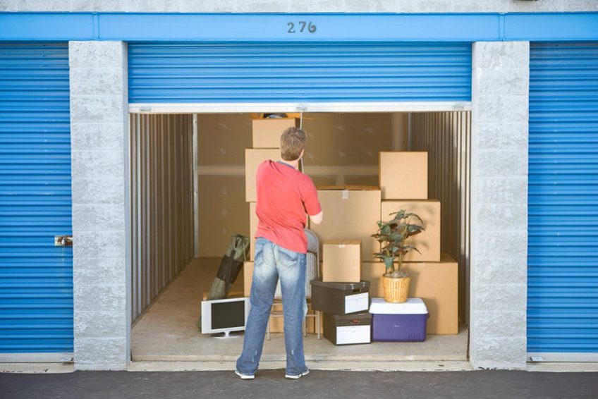 Storage: Closing the Storage Unit Door