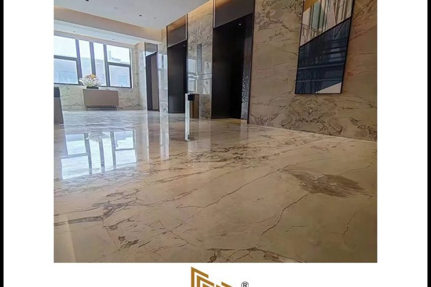 Burberry grey luxury marble floor