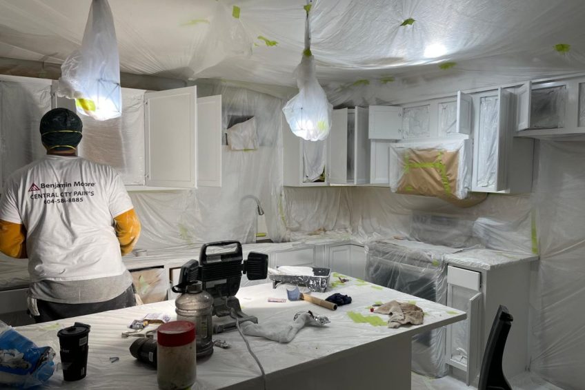 kitchen painting services canada