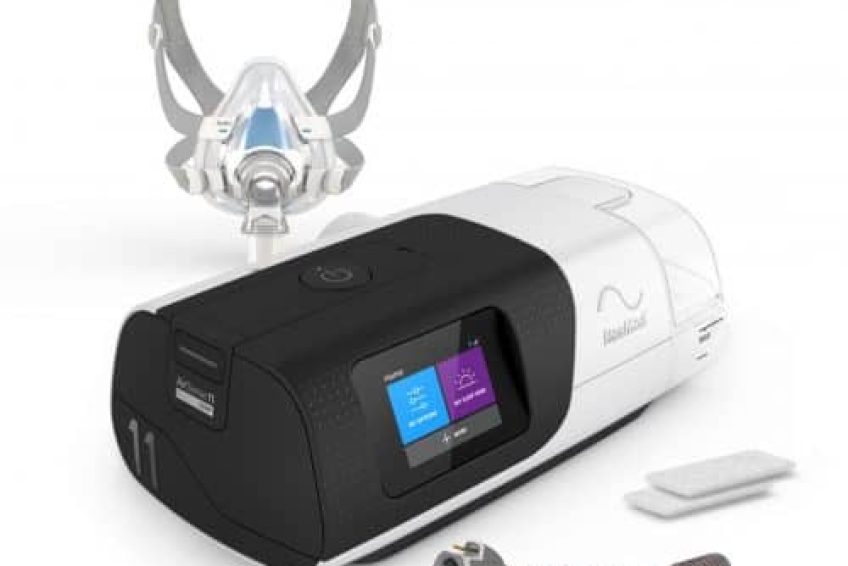 AirSense x ; -- AutoSet with AirFit x ; F-- Full Face Mask